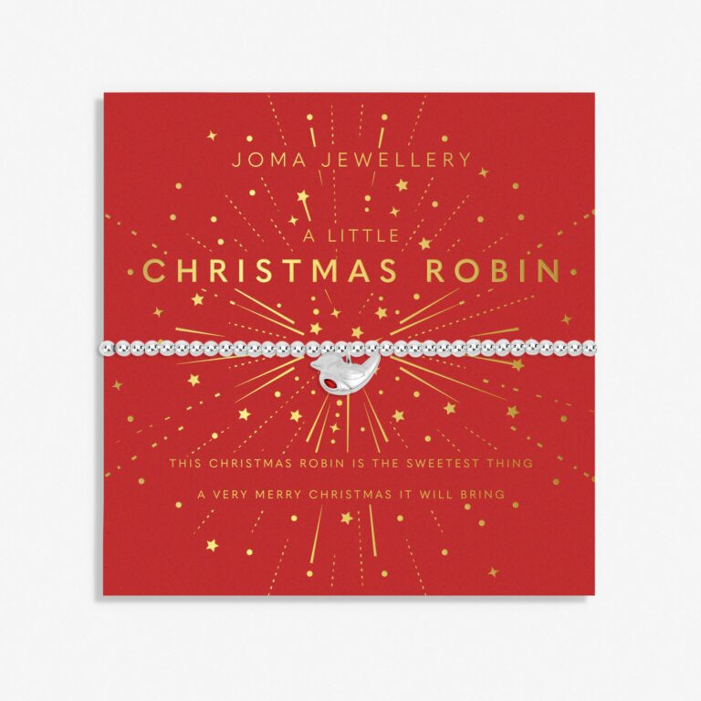 Joma Children's Christmas A Little Christmas Robin Bracelet