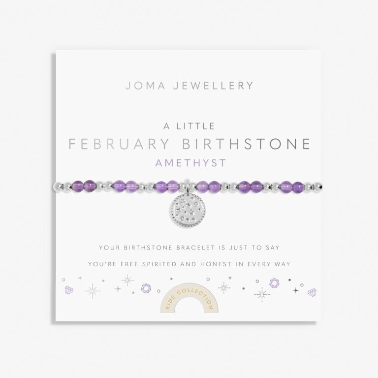 Joma Childen's Birthstone A Little February Bracelet