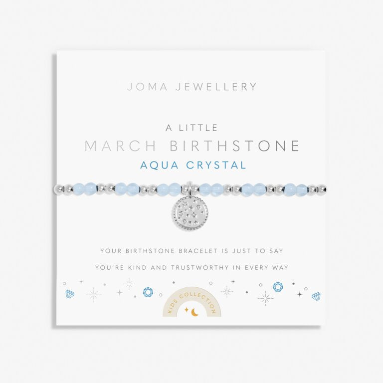 Joma Childen's Birthstone A Little March Bracelet