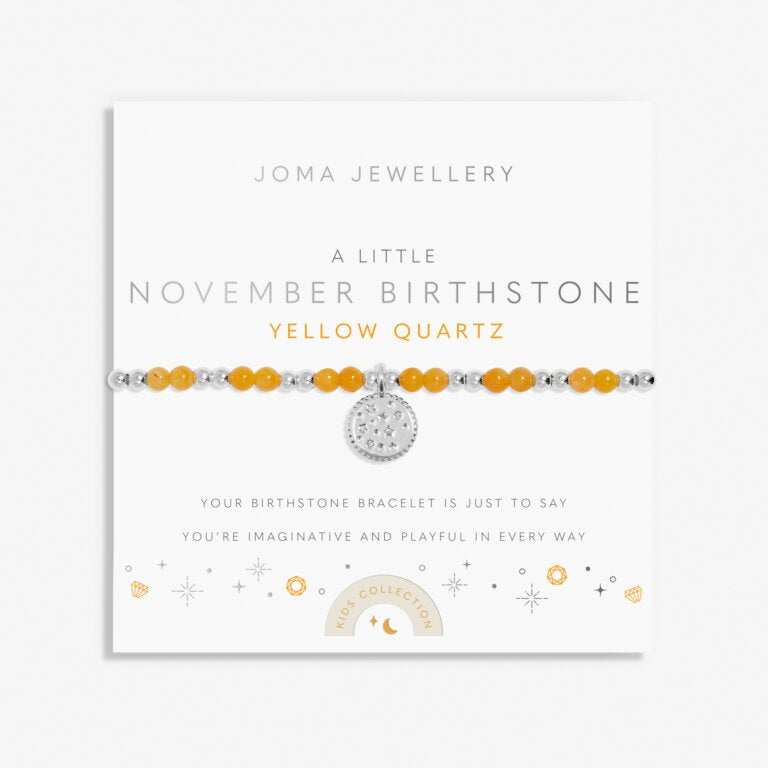 Joma Childen's Birthstone A Little November Bracelet