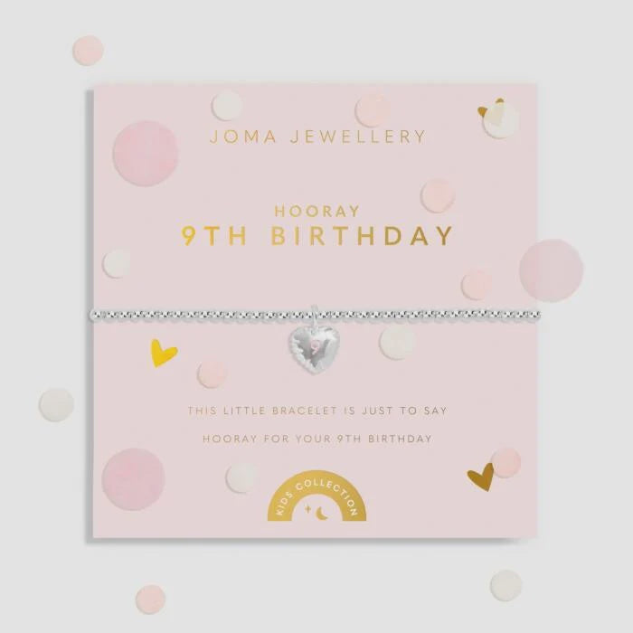 Joma A Little Confetti 9th Birthday Childrens Bracelet