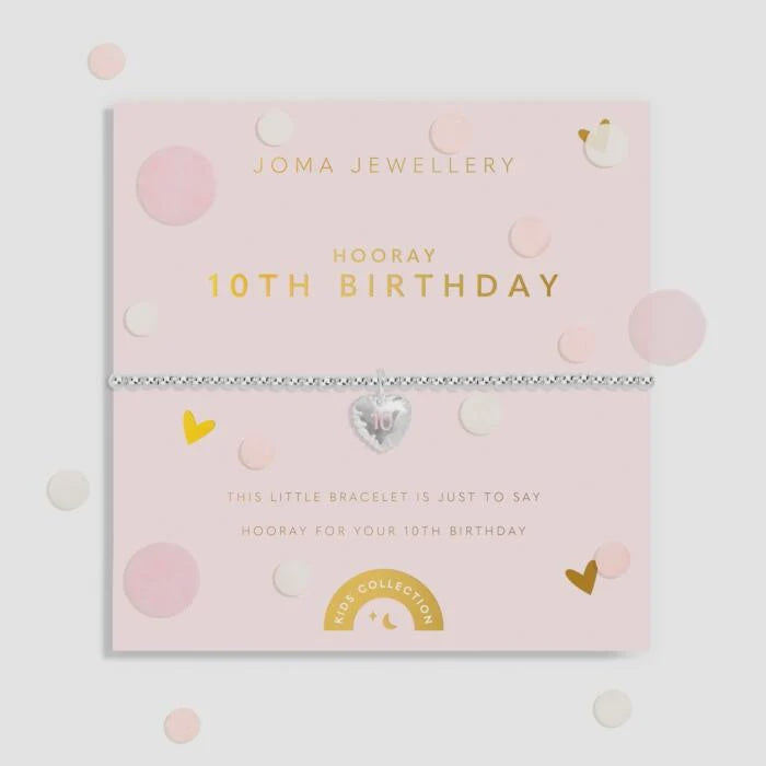 Joma A Little Confetti 10th Birthday Childrens Bracelet