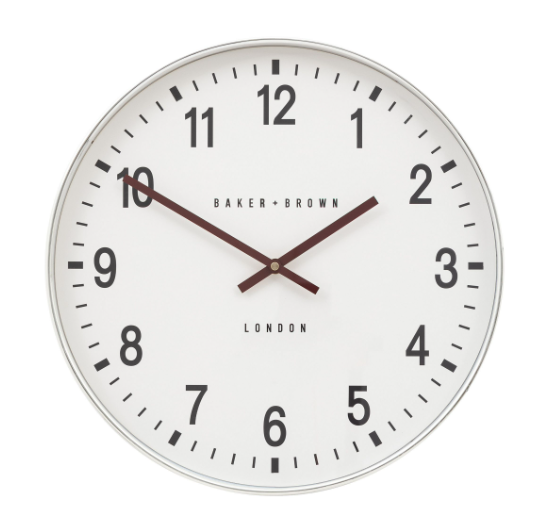 Thomas Kent Cambridge Chrome Wall clock