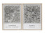 City Maps Canvas Paris Picture