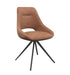 Circulon Tan Swivel Dining Chair