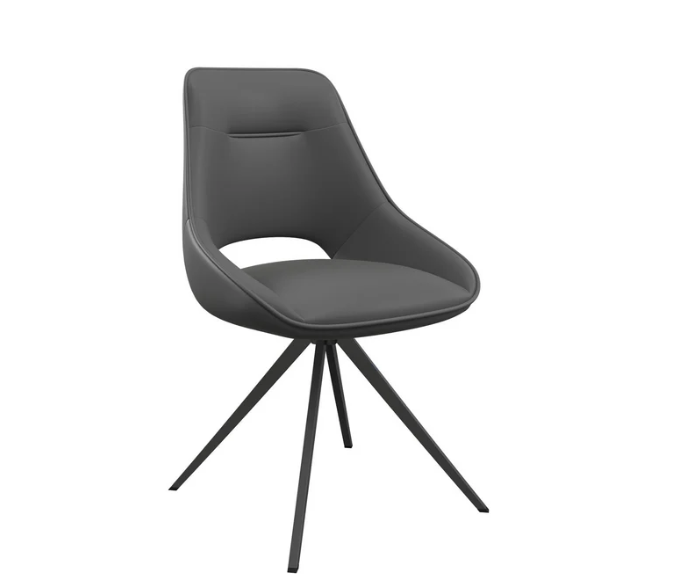 Ciruclon Swivel Dining Chair - Grey
