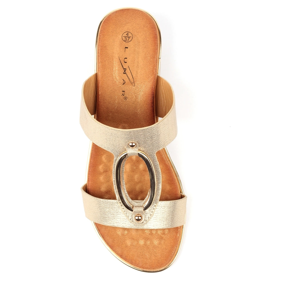 Lunar Claudia Gold Sandal