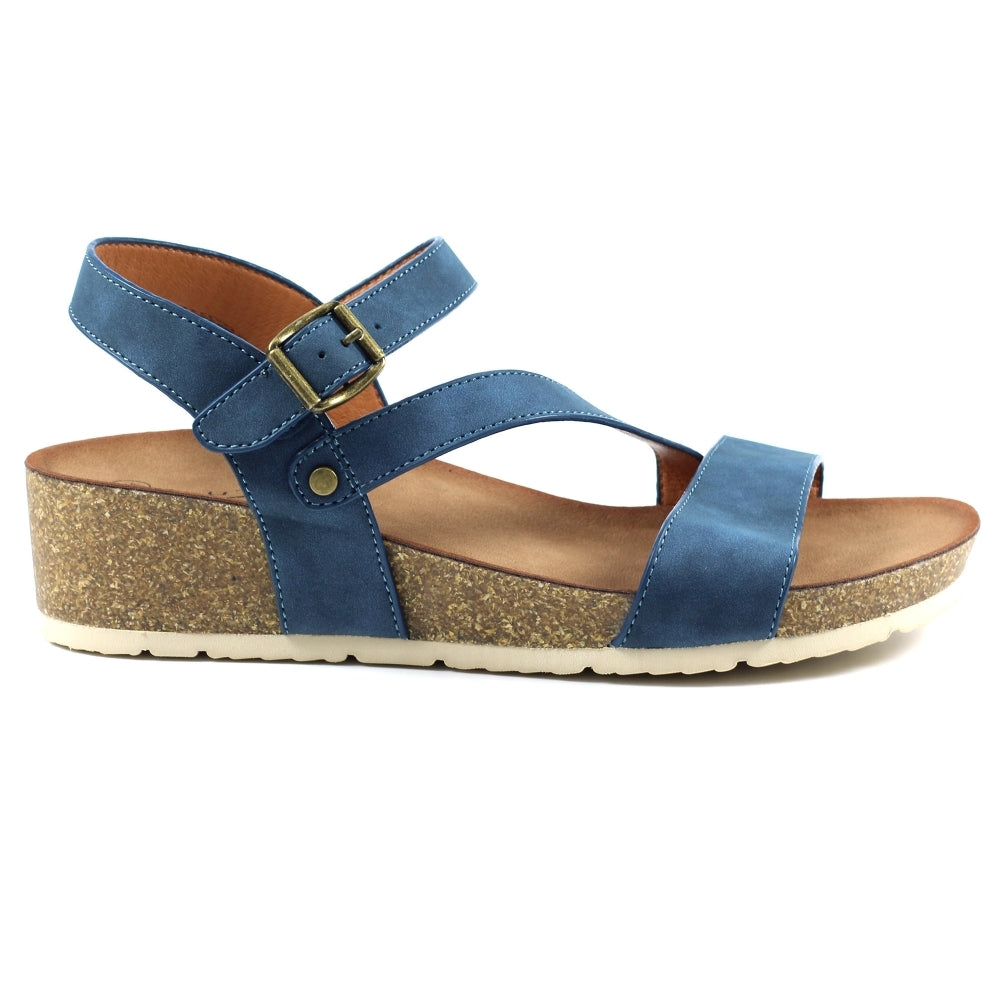 Lunar Cluster Navy Sandal