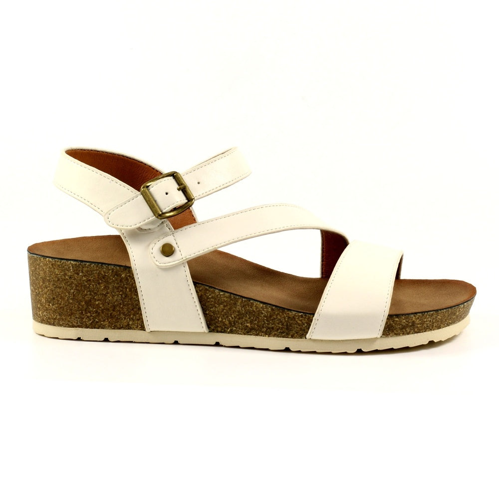 Lunar Cluster White Sandal