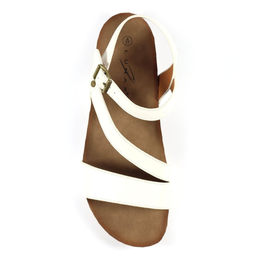 Lunar Cluster White Sandal