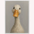 Small Duck Canvas Picture In White Frame