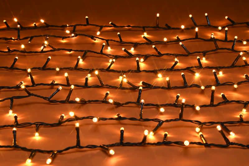 350 firefly lights - antique gold