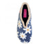 Lunar Daisy Blue Slipper with Daisy Pattern