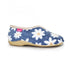 Lunar Daisy Blue Slipper with Daisy Pattern