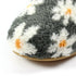 Lunar Daisy Grey Slipper With Daisy Pattern