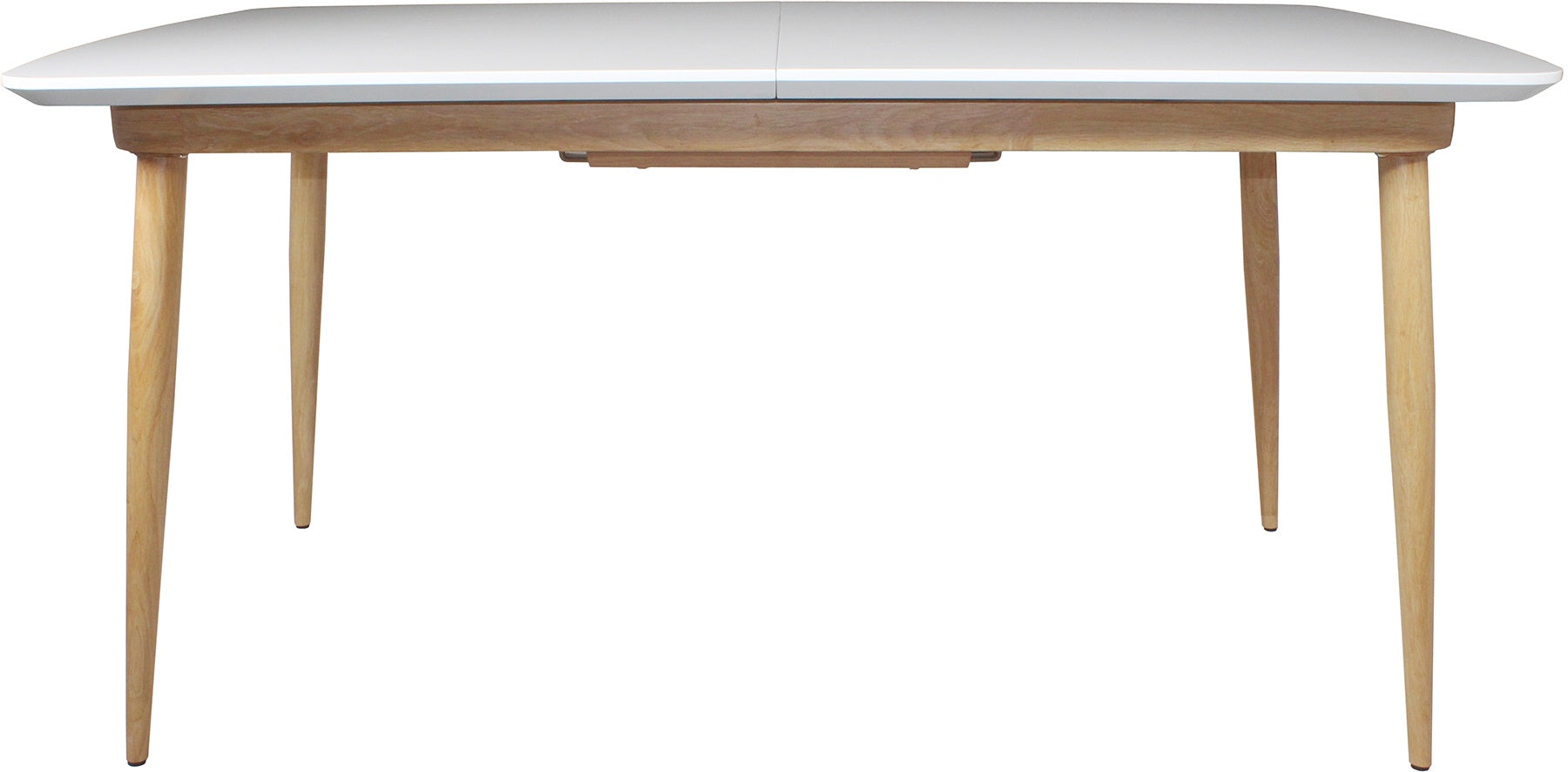 Sweden Sale Large Ext Table With Six Malmo PU Light Grey Chairs