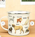 Dogs Enamel Mug