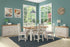Dorchester Ivory Cross Back Chair With Fabric Seat
