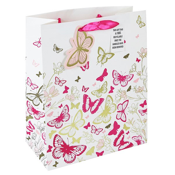 Spring Butterfly Gift Bag Medium