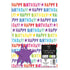 Holographic Happy Birthday Wrap x 2 & Tags