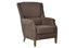 Halo Elliot Full Aniline Leather Accent Chair Natural Washed Chocolate