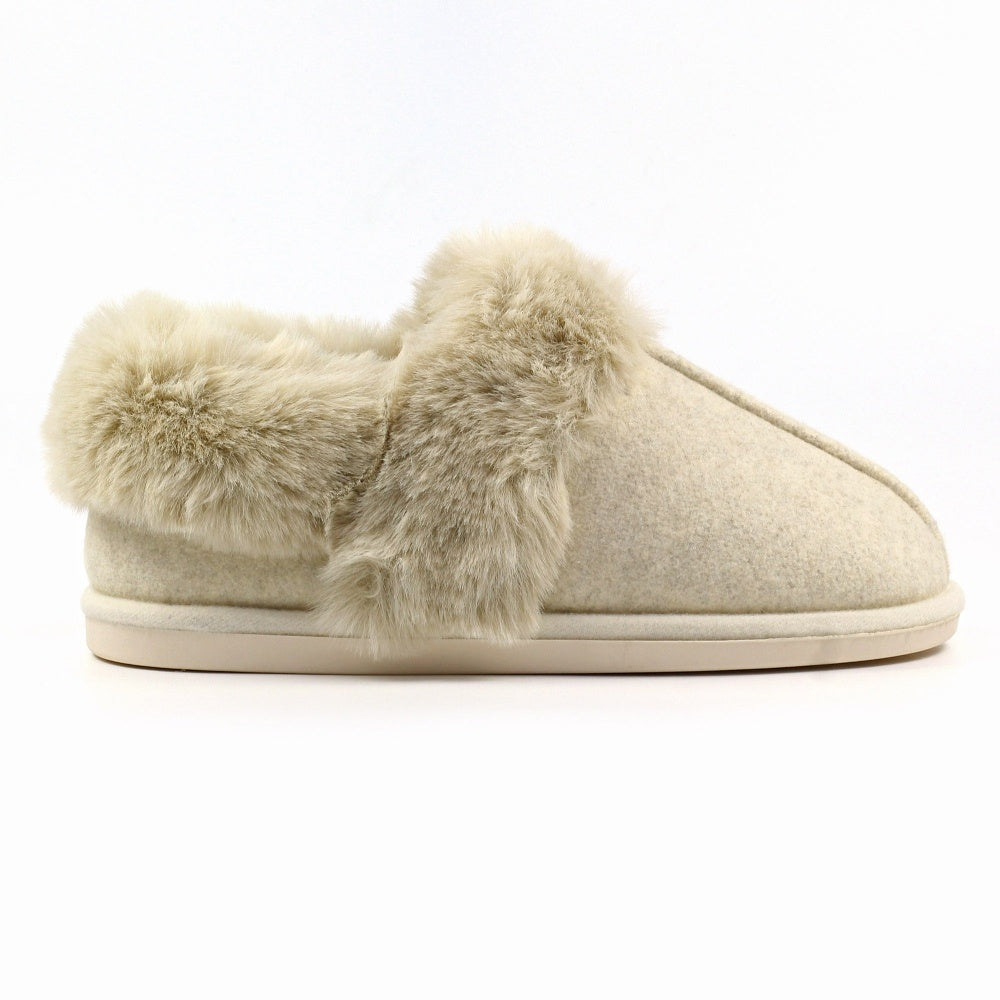 Lunar Ember II Beige Slipper