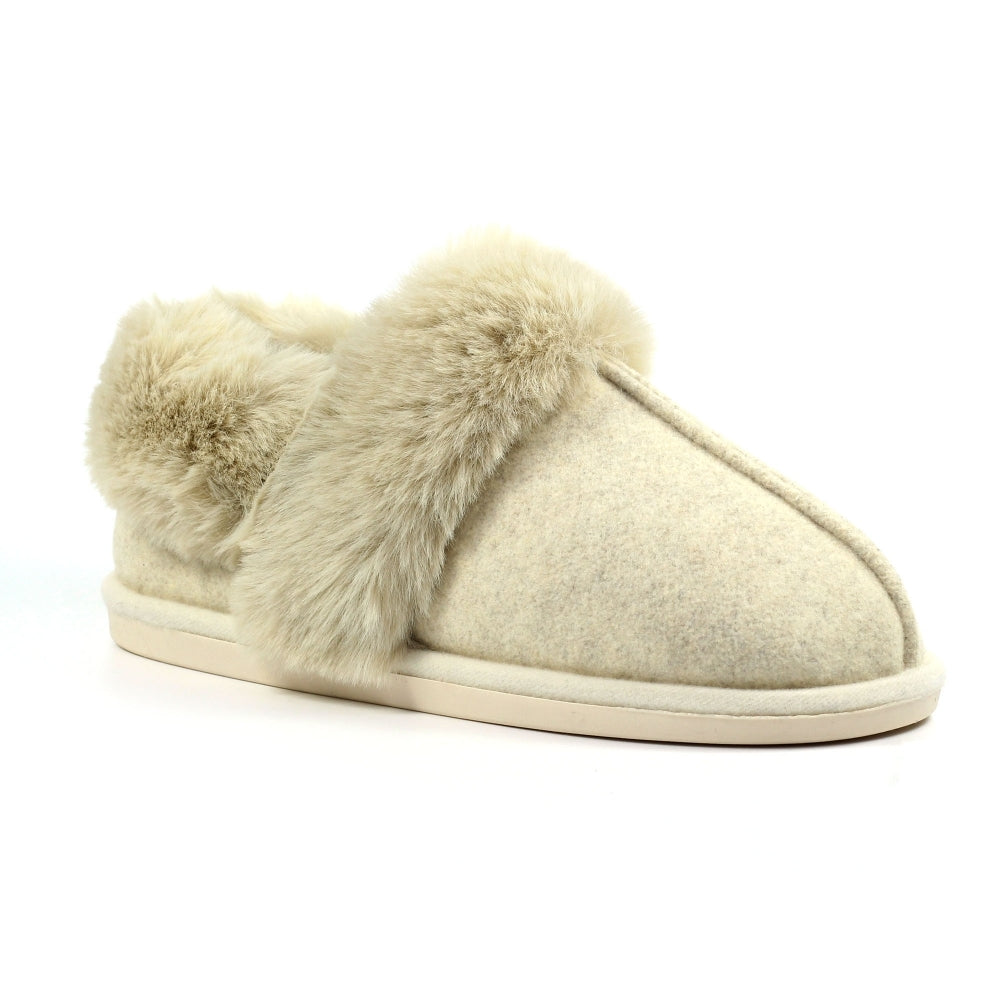 Lunar Ember II Beige Slipper