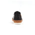 Lunar Evie Black Leather Plimsoll