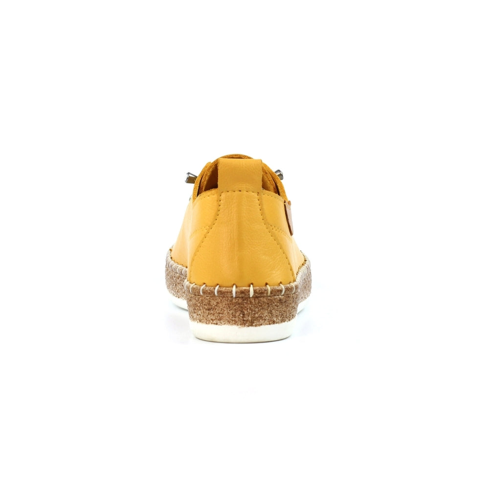 Lunar Evie Mustard Lea. Plimsoll