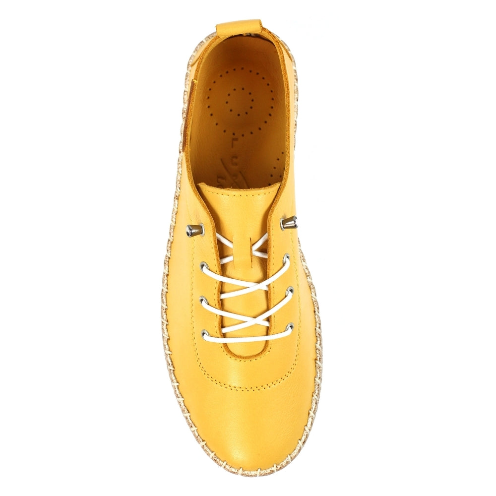 Lunar Evie Mustard Lea. Plimsoll