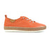 Lunar Evie Orange Lea. Plimsoll