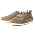 Lunar Evie Taupe Lea Plimsoll