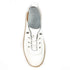 Lunar Evie White Lea. Plimsoll