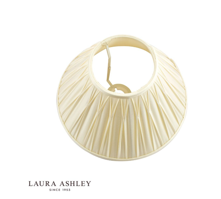 Laura Ashley Fenn Silk Shade Ivory 12''LA1651124-Q
