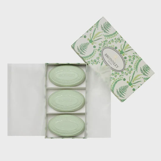 Bronnley English Fern Soap (3 x 100g)