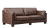 Halo Gable  3 Seater Full Aniline Leather Sofa Antique Whiskey