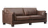 Halo Gable 2 Seater Full Aniline Leather Sofa Antique Whiskey