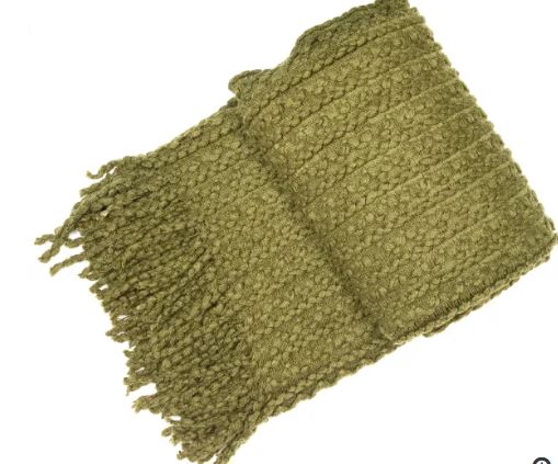 Malini Brixton Olive Throw