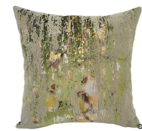 Malini Large Torcello Olive Cushion