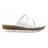 Lunar Gwen White Leather Sandal