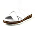 Lunar Gwen White Leather Sandal