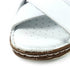 Lunar Gwen White Leather Sandal