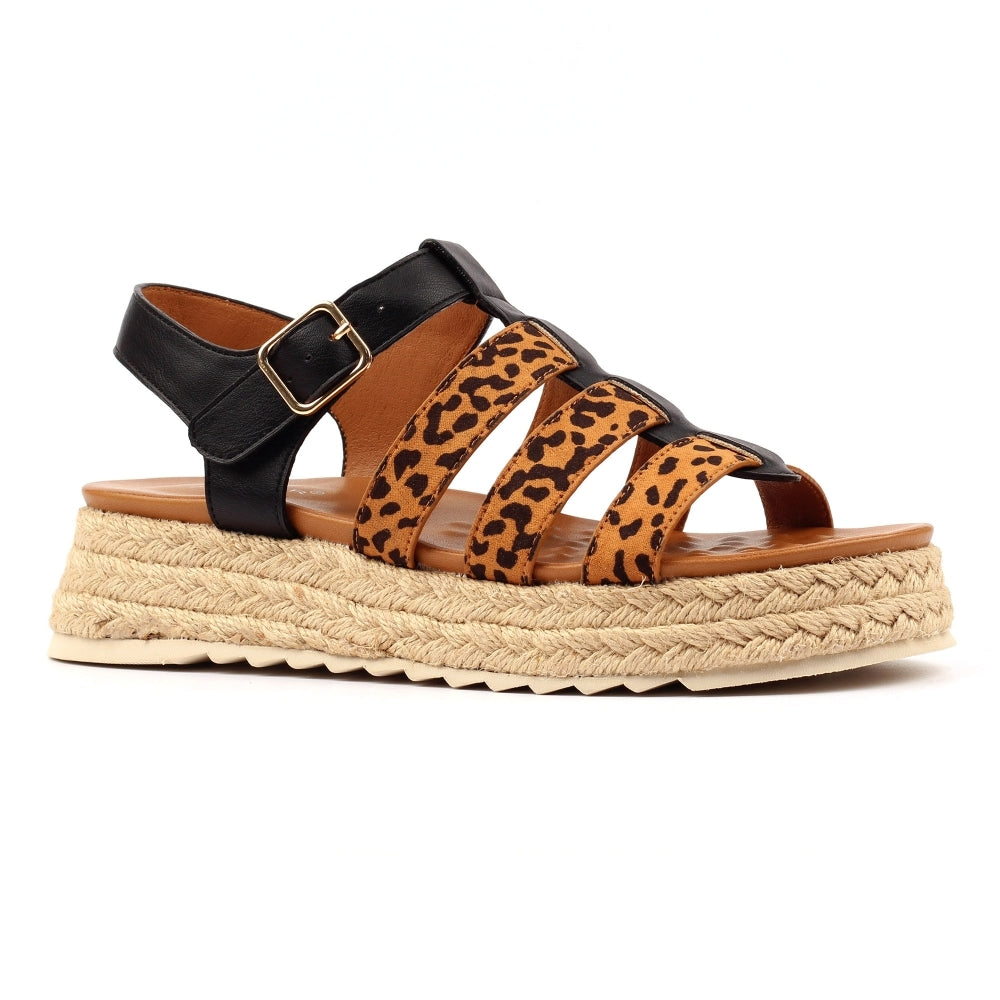 Lunar Gwyneth Black Sandal