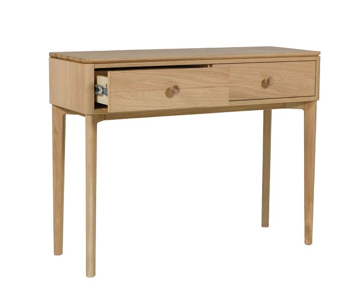 Cashmere Oak Console/Dressing Table