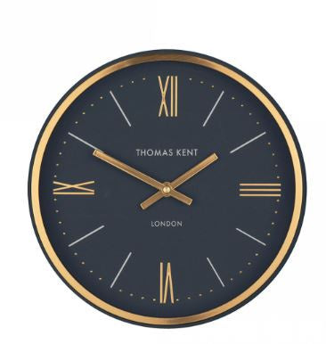 Thomas Kent 10 " Hampton Navy Wall Clock