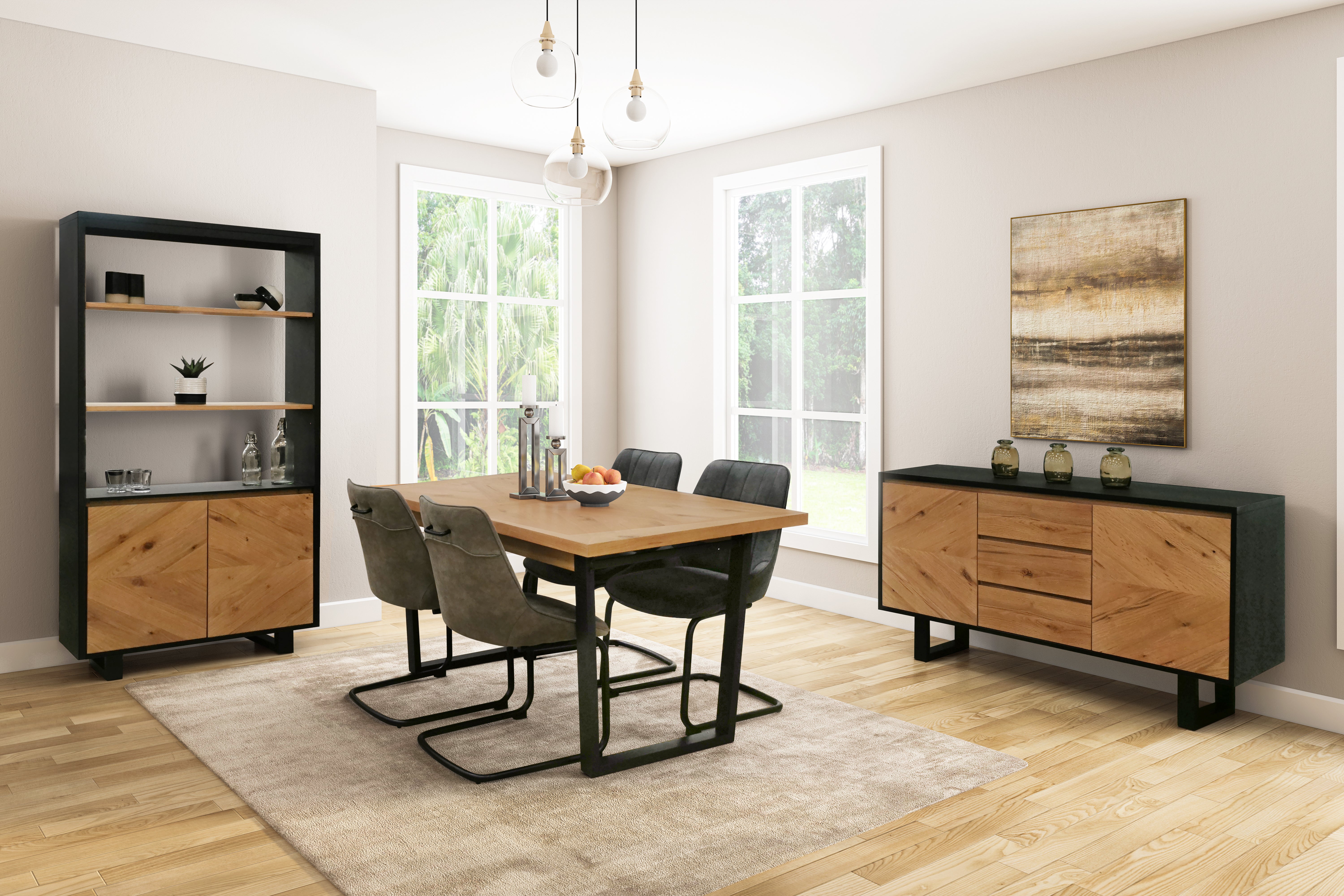 Harley Grey Dining Chair