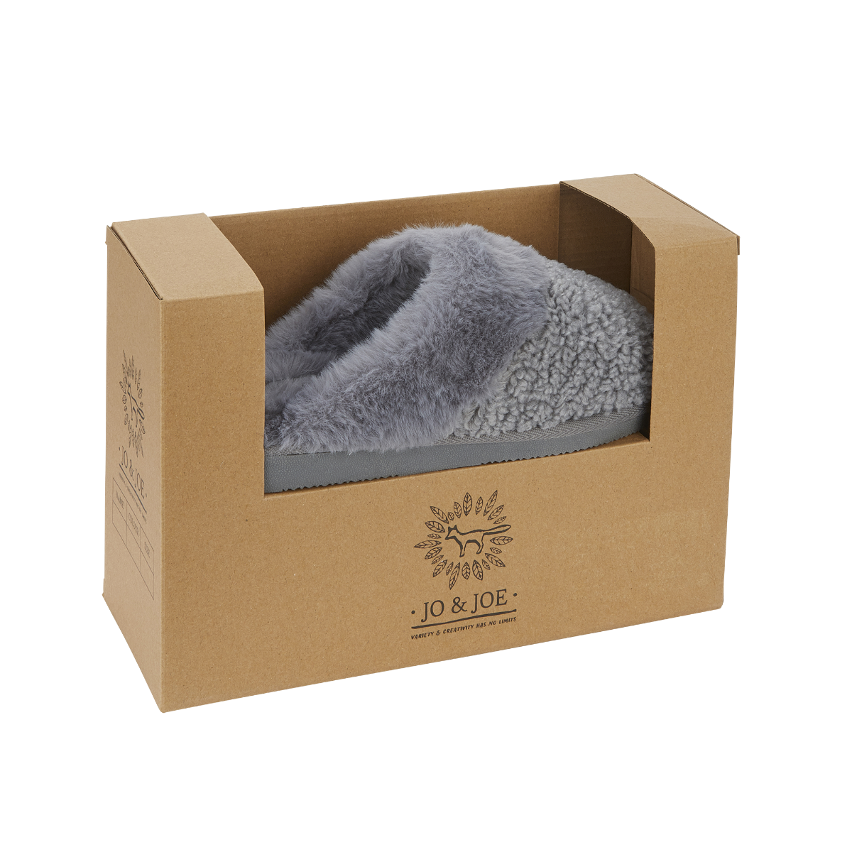 Jo & Joe Helga Grey Slipper