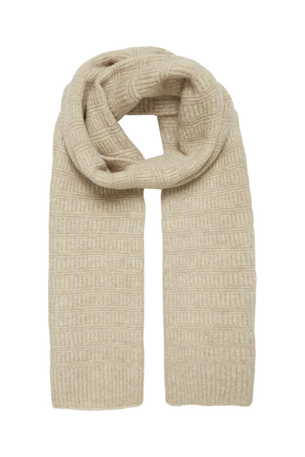 b.young Wilk Scarf Humus Melange