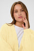 Saint Tropez Ottoline Open Cardigan Lemon Drop Melange