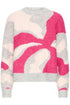 b.young Omea Abstract Jumper Abstract Phlox Pink